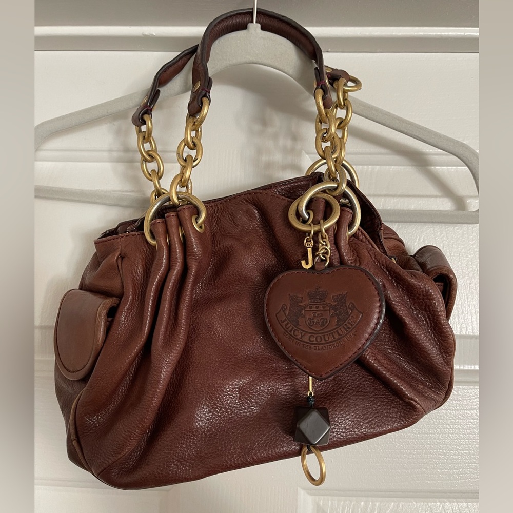 Brown Leather Juicy Couture Handbag